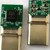 Conector de Audio Digital USB Tipo C Macho de 24 Pines JN con IC Integrado, Acero Inoxidable SUS304 para Cable de Audio de Auriculares USB-C 4PAD