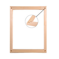 Cadre de toile en bois massif de 12x16x20 pouces, pour peinture par numéros, accessoire de bricolage, vente en gros