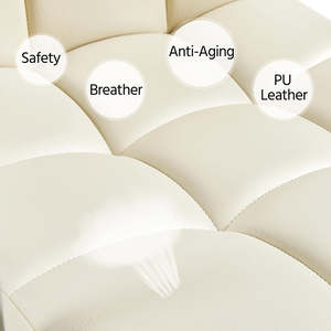 Barkrukken Groothandel In Hoogte Verstelbare Draaibare Gestoffeerde Pu Lederen Barkruk Voor Tafel Met Armleuning - Product Image 5