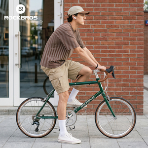Bicicleta de Estrada Dobrável ROCKBROS CF-1451E de 20 Polegadas, Estrutura Leve em Liga de Alumínio, Bicicleta Urbana com 20 Velocidades <span class=keywords><strong>SHIMANO</strong></span> Tiagra - Product Image 4