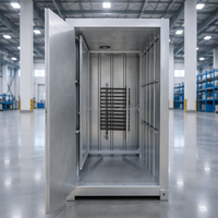 Four de cuisson par lots certifié CE pour revêtement en poudre, four de séchage industriel à chauffage électrique pour pièces en acier
