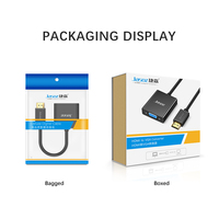 Adaptor Jasoz OEM/ODM HD 1080P HDMI ke VGA, HDMI Male ke Female DVI Konverter, Tembaga Bebas Oksigen dengan Port Audio dan Daya