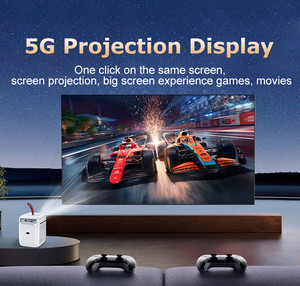 Mini proyector 2025 actualizado Full HD 720P proyectores de películas pequeños portátiles para el hogar, dormitorio, juegos, uso al aire libre, pagador multimedia - Product Image 6