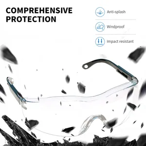 Gafas de Seguridad Elegantes para el Trabajo, Gafas de Protección Ocular, Antivaho, Antipolvo, Antisalpicaduras, para Laboratorio Industrial, Ciclismo, Unisex - Product Image 3