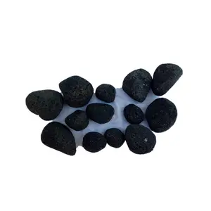 Черный камень лавы для наружного тротуарного покрытия