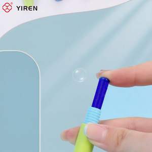Bút xóa được YIREN bán trực tiếp từ nhà máy, bút nhựa xóa được, bút có thể nạp mực lại, màu xanh đen, kèm cục tẩy - Product Image 3