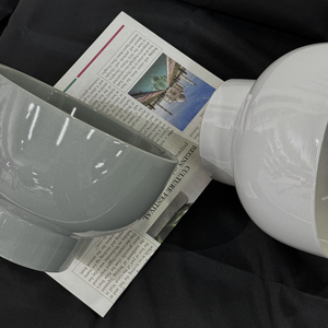 Nouveauté 2026 : Pots de fleurs en céramique blancs et gris clair en forme de bol <span class=keywords><strong>sur</strong></span> <span class=keywords><strong>pied</strong></span>, vente directe usine, pour plantes succulentes d'intérieur, décoration maison - Product Image 6