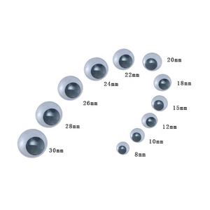 Kendinden yapışkanlı beyaz ve siyah Wiggle plastik hayvan gözler Diy çevre dostu PET malzeme zanaat goodiy gözler için DIY aksesuarları - Product Image 5