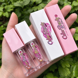 Conteneur de gloss à lèvres en plastique transparent rond de 5 ml, tube de gloss à lèvres de 6 ml avec applicateur, emballage personnalisé pour gloss à lèvres - Product Image 6