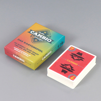 Chine Fabricant d'impression personnalisé arrière et avant jeux de cartes de couples polychromes