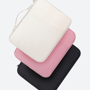Sacoche pour ordinateur portable en PU grande capacité 14 pouces, personnalisable avec logo, porte-documents de bureau élégant, mallette en cuir fine faite à la main pour homme - Product Image 4