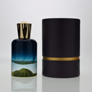 Botella de Perfume de Vidrio con Forma de Volcán, 50 ml, con Color Degradado y Tapa Metálica con Pulverizador, Logotipo Personalizado, Venta al Por Mayor - Product Image 6