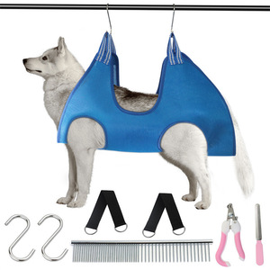 Pet Grooming Hammock With Nail Trimmer Comb And Straps For Dog Cat Care - Product Image 4