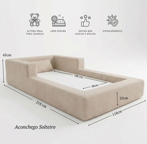 Cama Sofá Infantil Ecológica Comprimida al Vacío con Colchón y Cierre de Cremallera, Cama de Juego Infantil de Espuma para el Suelo, Venta al por Mayor de Fábrica - Product Image 6