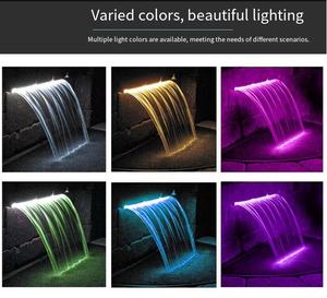 Moderner Edelstahl Wasserfall Regen vorhang Outdoor Garden Family Restaurant Hotel Lake - Product Image 3