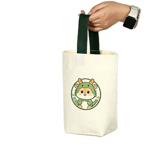 <b>Mini</b> Portable Canvas <b>Tote</b> <b>Bag</b> Customized Children's Handbag Birthday & Holiday Gift Handheld Fashion All Seasons - Product Image 4