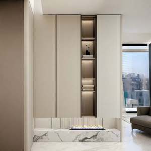 Meuble de salle à manger moderne de luxe, sur mesure, en bois, écologique, avec rangement pour salles à manger/salons, meuble multifonctionnel - Product Image 2