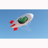 Ballon dirigeable gonflable géant pour la promotion publicitaire, avec bâche en PVC durable et design imperméable, à vendre