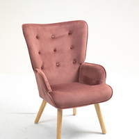 Chaises de salle à manger rembourrées de luxe en gros d'usine, chaise de loisirs moderne pour salon