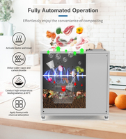 Convertisseur de déchets organiques de 50 kg, machine de recyclage des déchets alimentaires de cuisine en engrais pour solution de gestion des déchets organiques des hôtels