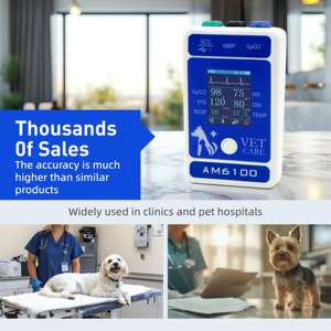 <span class=keywords><strong>Monitor</strong></span> Veterinário Multiparamétrico BERRY AM6100 com <span class=keywords><strong>ECG</strong></span>, Bluetooth Android e Recarregável via USB - Product Image 4