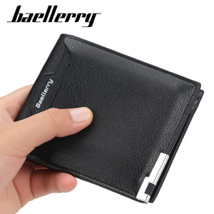 Baellerry Men's Short <b>Wallet</b> 4 Inch PU Leather Multi Card <b>Holder</b> Casual Everyday Use - Product Image 3