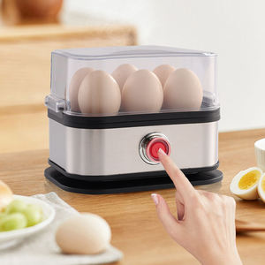 Cuociuova Elettrico Automatico con Spegnimento Automatico, Cottura a Vapore, Scocca in Plastica, 200W, Capacità 1-6 Uova per Uso Domestico - Product Image 5