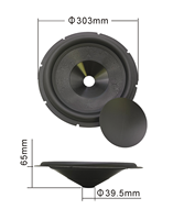 300-153-38 ODM OEM OBM & en stock haut-parleur accessoires papier cône haut-parleur bassin bord en caoutchouc haut-parleur pièces de rechange amplificateur
