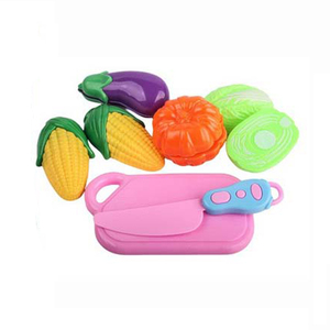 EPT Dollar Toys Fruits <span class=keywords><strong>et</strong></span> légumes colorés coupés Happy Home 6Pcs Set Cutting <span class=keywords><strong>Fruit</strong></span> Plastic Toy Play Food For Pretend - Product Image 1