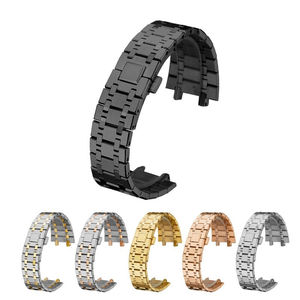 Correa <span class=keywords><strong>de</strong></span> <span class=keywords><strong>Reloj</strong></span> Clásica <span class=keywords><strong>de</strong></span> Acero Inoxidable para Audemar Piguets GA2100 2110 Royal Oaks 26mm - Product Image 1