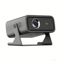 Mini projecteur LED portable Android 11, 720 HD, décodage 4K, double WiFi, mise au point électrique, home cinéma