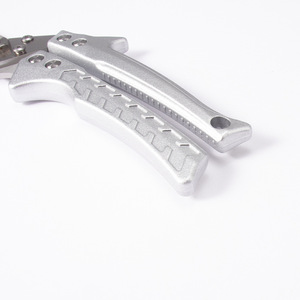 <b>Kitchen</b> Heavy Duty <b>Scissors</b> Stainless Steel Multi Functional For Home Use Elbow Shape Silver Color - Product Image 2