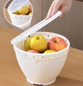 RISU N Libraliste Durable <b>Bowl</b> and Colander Set S <b>Lid</b> White Made in Japan <b>Microwave</b> Safe 18cm GLIB112 - Product Image 4