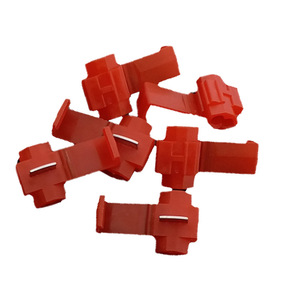 Connecteur de câblage rouge 878100, borne de connexion rapide en plastique automobile, répartiteur non-endommageant, isolé - Product Image 1