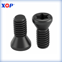 Vis de fixation Torx CNC de grade 12.9 en acier au carbone oxydé noir pour porte-outils de tour