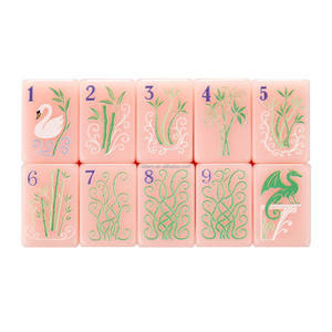 Tuiles de Mahjong Américain en Acrylique à Gravure Simple Couche Personnalisée, 160 Pièces - Product Image 3