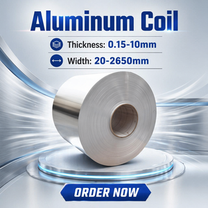 Bobina de Aluminio 1050 1060 1070 3003 3004 3005 5005 5052 7075 6061 6082 8011 H12 H14 H18 H24 H34 0.15MM 10MM Alta Calidad - Product Image 1
