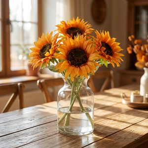 Fiore di Girasole Idratante per le Mani, Decorazione per la Casa, Oggetto di Scena per <span class=keywords><strong>Fotografia</strong></span>, Accessorio per Matrimoni - Product Image 1