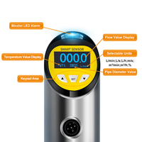 Indicateur de débitmètre d'eau à turbine numérique intelligent Connexion filetée en acier inoxydable Personnalisable OEM Surveillance du débit de liquide de l'huile