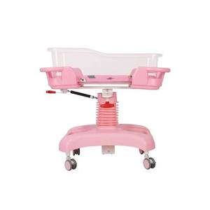Cama Pediátrica Ajustable Médica de ABS - Cama de Hospital Multifuncional con <span class=keywords><strong>Cuna</strong></span> Manual Inclinable para Recién Nacidos y Cuidado Neonatal - Product Image 5