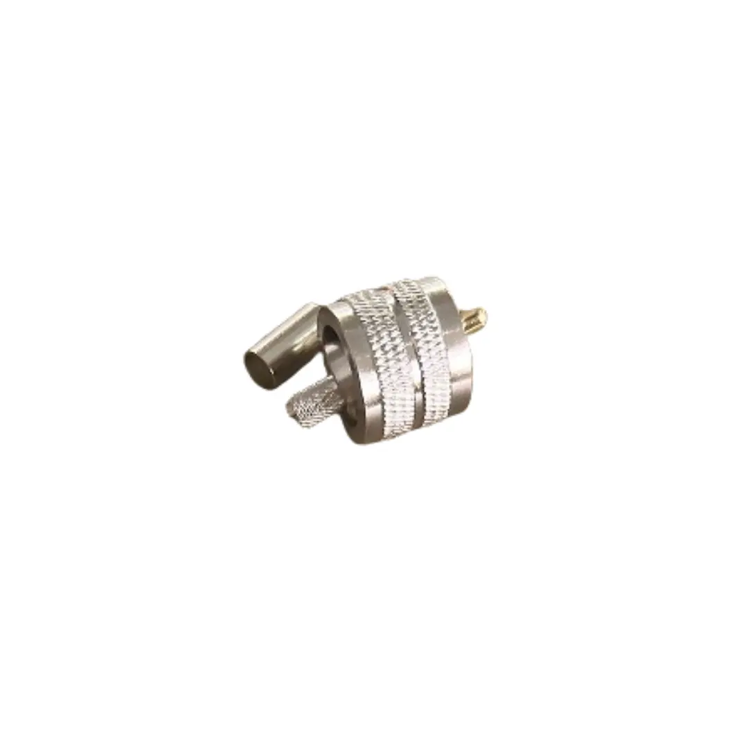 Conector macho UHF-C-J3, fornecimento de fábrica, conector UHF crimpagem RG142 cabo para comunicação