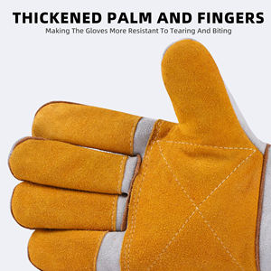 Guantes de manejo de animales Guantes de cuero antimordeduras para entrenamiento de perros y <span class=keywords><strong>gatos</strong></span> Guantes DE TRABAJO acolchados multiusos resistentes a los arañazos - Product Image 5