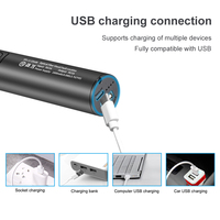 Localisateur Visuel de Défauts (VFL) Portable Rechargeable, Connecteur Universel 2,5 mm, Batterie 1800 mAh, Chargement USB, Testeur LED en Aluminium