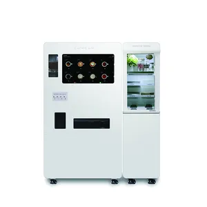 Marca newpopular diseño Morden estilo auto servicio fresco frijol a taza máquina expendedora de café