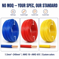 Bestseller 1,5mm 2,5mm 4mm 6mm Einadriges Massivkupferkabel Hitzebeständiges PVC Hausverdrahtungskabel und Baukabel