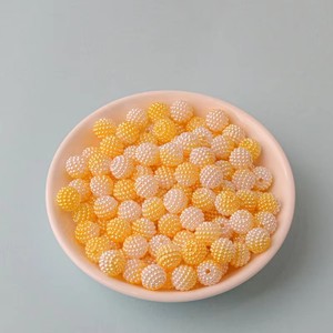 UV 투명 플라스틱 10mm 버블 껌 아크릴 수지 비즈 DIY 청키 껌 대량 보석 목걸이 느슨한 비즈 혼합 큰 구슬 목걸이 - Product Image 4