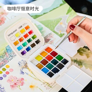 Ensemble de peinture à l'<span class=keywords><strong>aquarelle</strong></span> solide avec 16 couleurs, adapté aux débutants pour le dessin, aux étudiants pour la peinture et aux étudiants en art pour la peinture - Product Image 5