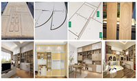 Máquina de perforación lateral horizontal CNC inteligente, equipo de procesamiento de orificios para paneles de muebles de madera con múltiples husillos
