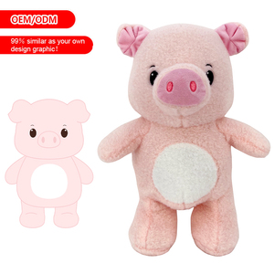 Nhà Sản Xuất Tùy Chỉnh Màu Hồng Lợn Thú Nhồi Bông Đồ Chơi Sang Trọng Cuddly Trẻ Em Huggable Gối Mềm Vui Đệm OEM Đáng Yêu Thú Sang Trọng Búp Bê - Product Image 1