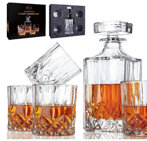 2025 עיצוב חדש 800 מ "ל ויסקי דקנטר קריסטל עופרת וויסקי זכוכית חופשית - Product Image 6